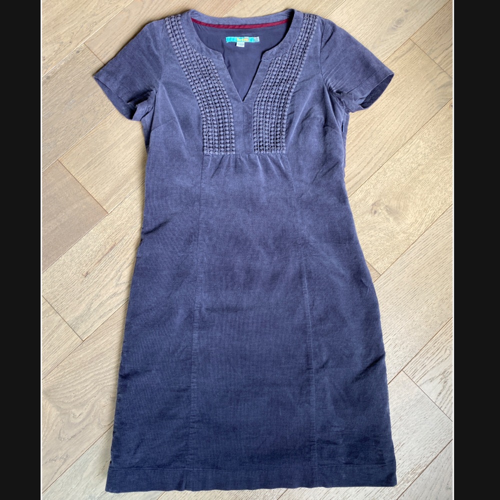 Boden Women’s Velvet Dress 4 Tall Long